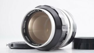 Rare Early Lens Near,  Nikon Nikkor - P Auto 10.  5cm 105mm F/2.  5 Non Ai Japan