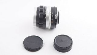Rare Early Lens NEAR,  Nikon Nikkor - P Auto 10.  5cm 105mm f/2.  5 non Ai Japan 2