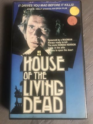 House Of The Living Dead Big Box Vhs Cult Horror Rare