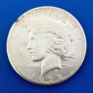 1928 P Silver Peace Dollar Better Rare The Key Date Philadelphia Fine,