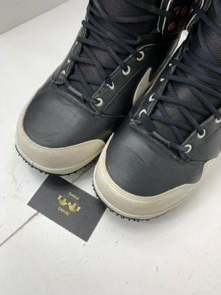 Nike Zoom DK Snowboard Boots 407642 - 016 White Black Rare Sz 10 SBB 3