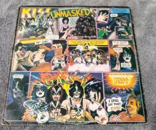 Kiss Unmasked Lp Promo White Label Press In Colombia Philips 1980 Very Rare