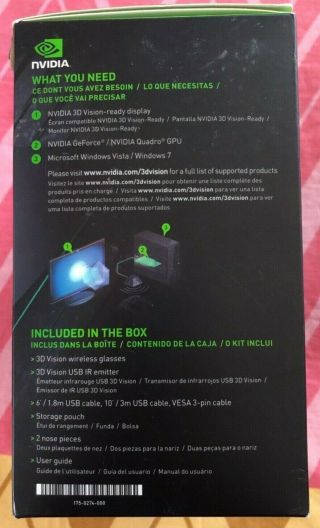 NVIDIA 3D Vision 2 kit - rare,  in 3