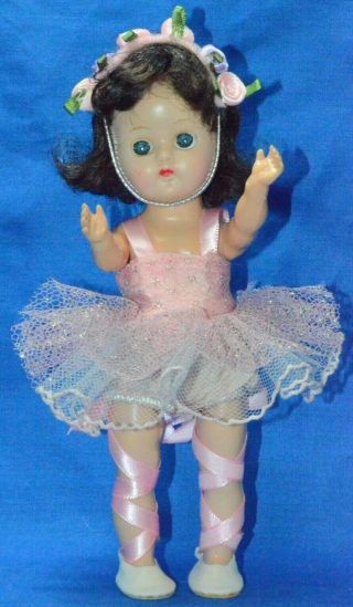 Vintage 8 " Cosmopolitan Ginger Doll In Tagged Ballerina Outfit Slw Ml