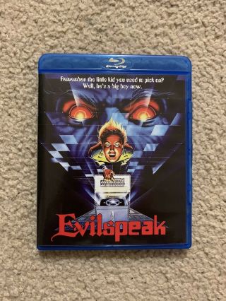 Evilspeak (1981) Scream Factory Blu Ray Rare Oop Horror Blu Ray