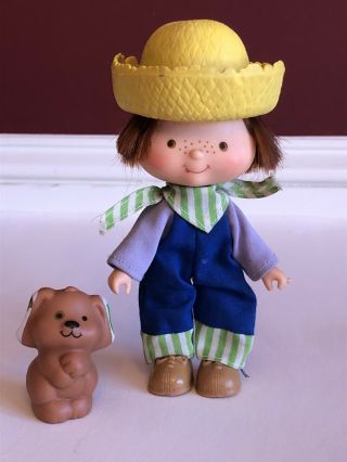 Vintage 80’s Huckleberry Pie Doll & Pupcake Dog Pet Strawberry Shortcake