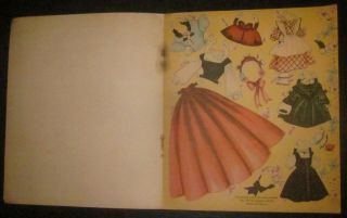 Vintage 1953 Southern Belles Paper Dolls Saalfield UNCUT 158210 2