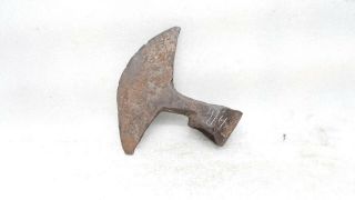 Antique Old Hand Forged Engraved Axe Head Hatchet MP 4/4 2