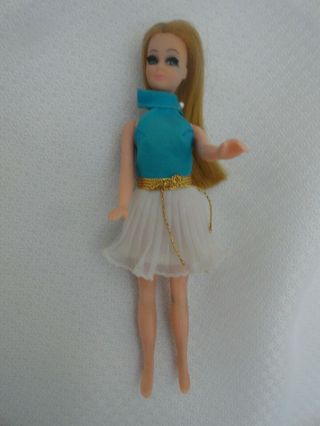 Vintage 1970 Dawn Topper Doll 6 1/2 " Vgc