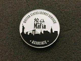Rare U.  S.  Secret Service Yankee Mafia Associate Challenge Coin