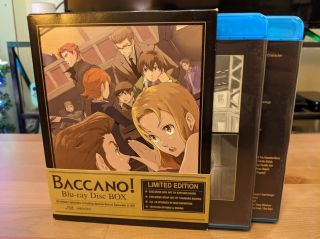 Baccano Blu - Ray Disc Box Limited Edition Rare American Release Complete,  Perfect