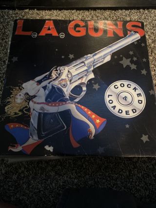 La Guns Cocked And Loaded Vinyl Rare Pressing
