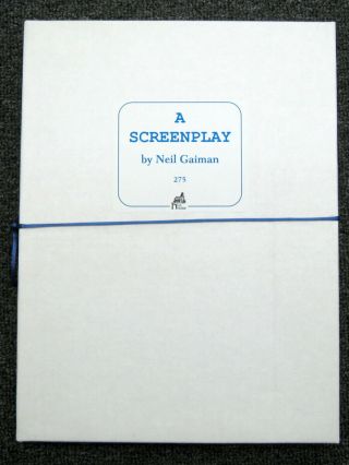 A Screenplay (good Omens) Neil Gaiman Hill House Signed Limited Ed 275/500 Rare