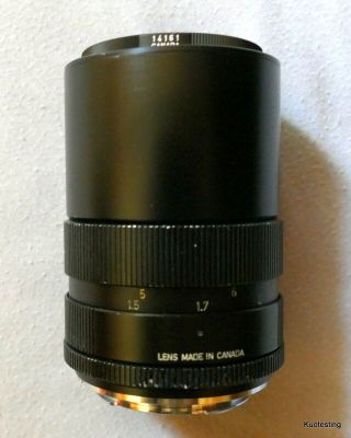 Rare Leica ELMARIT - R 135 mm F 2.  8 ROM Lens W/Series VII Filter,  OEM Caps 4