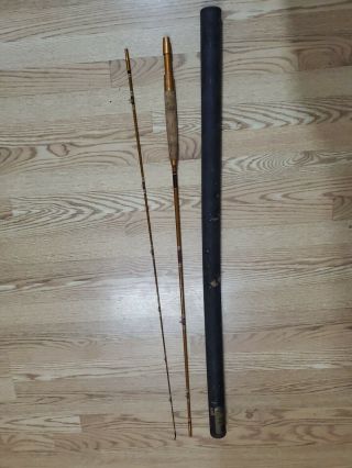 Vintage Heddon Pal 8353 Mark Ii 2 Fas - Tip 7 1/2 Foot Fly Fishing Rod With.