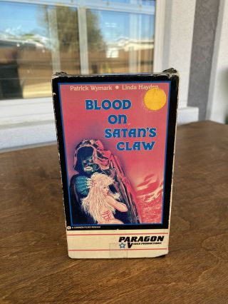 Blood On Satans Claw Rare Paragon Video Horror Vhs