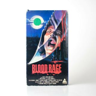 Blood Rage (1987,  Vhs) Prism Entertainment,  Rare Horror