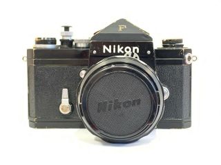 Rare Early Black 64 Block Serial Number Nikon F 35mm Film Slr Camera 64xxxxx
