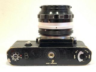 Rare Early Black 64 block serial number Nikon F 35mm film SLR camera 64XXXXX 6