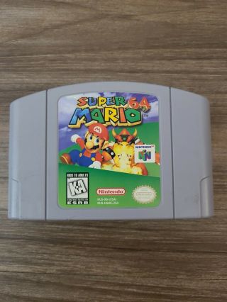 Mario 64 (nintendo 64) Cartridge Only Authentic Rare And