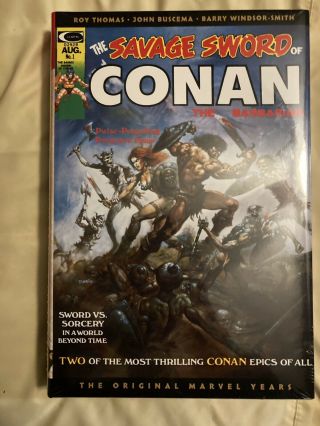 Savage Sword Of Conan Omnibus Vol 1 Variant Vallejo Cover Rare