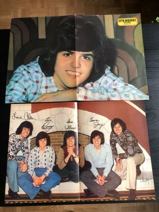 OSMONDS DONNY OSMOND MARIE JIMMY 72 great rare clippings/poster 70 ' s 2