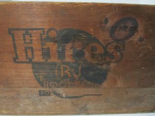 Antique Hires Rootbeer Wooden Crate 2