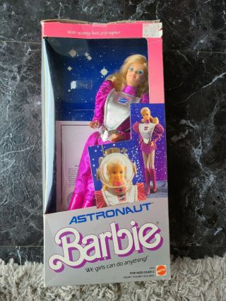 Vintage Rare 1985 Barbie Doll Astronaut By Mattel With Box