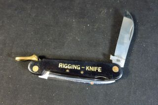 Rare Vintage Valor 123 Rigging Spike Pocket Knife Stainless Steel Japan