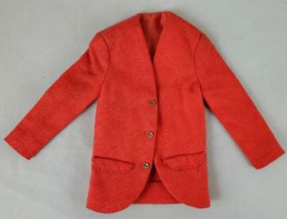 Rovin Reporter Ken Barbie Doll Red Blazer Jacket 1417 Rare Allan