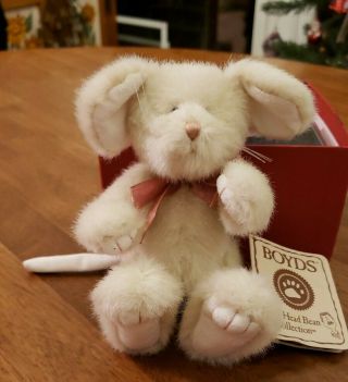 Boyds Bears Plush Ricotta Q Mousely Fabric Mouse Heirloom 525011