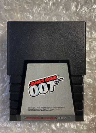 James Bond 007 Cartridge Only - Commodore 64 - - Rare - Vgc
