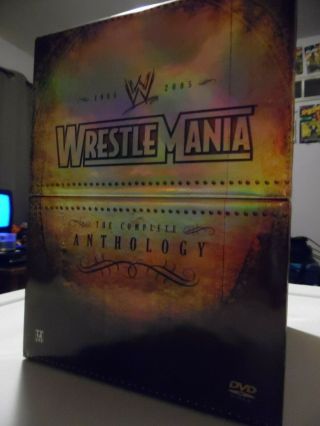 WWE Wrestlemania Anthology 21 - DVD Box Set 2005 US Authentic Rare OOP WWF 2