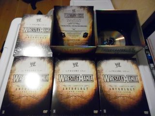WWE Wrestlemania Anthology 21 - DVD Box Set 2005 US Authentic Rare OOP WWF 4