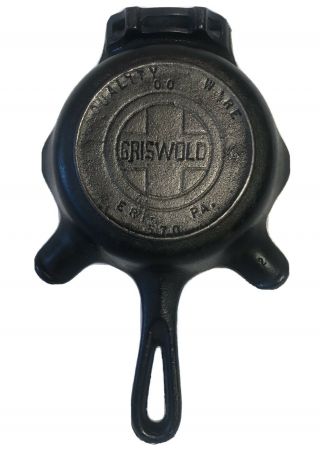Vintage/antique Griswold 570 Cast Iron 00 Ashtray Skillet/frying Pan,  Erie Pa