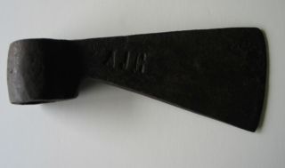 Rare Antique 17th /18th C.  Fur Trade Tomahawk Axe Head With Hallmarks