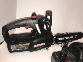 EXTREMELY RARE Barely Craftsman 19.  2 volt chain saw kit 2