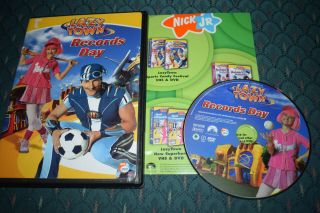 Lazy Town Records Day Dvd Rare Oop Nickelodeon