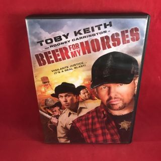 Beer For My Horses (dvd,  2008) Rare,  Oop Toby Keith Good