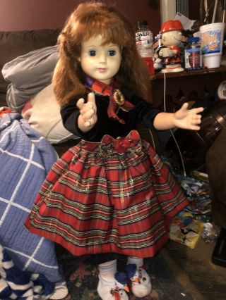 Eegee Doll 30 " Tall Rare Red Hair Patty Playpal Type Doll See Ship Description