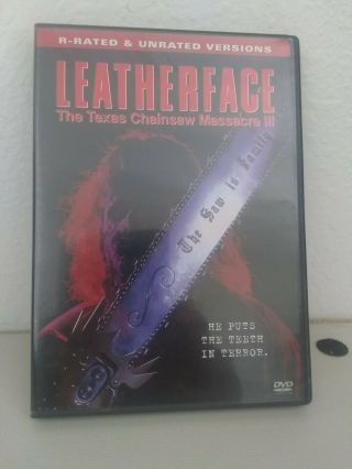 Leatherface: The Texas Chainsaw Massacre 3 (dvd,  2003) Horror Cult Rare Oop Htf