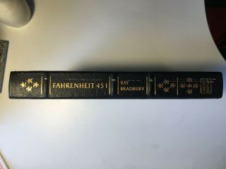 Ray Bradbury Rare Signed - Fahrenheit 451 - Easton Press Leather Cond