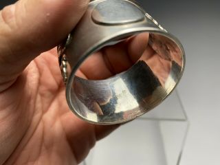 Fine & Rare Antique Chinese Export Silver Dragon Napkin Ring 6