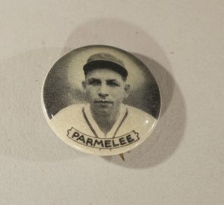 Rare 1937 Roy Parmelee Chicago Cubs American Badge Co.  Baseball Pin