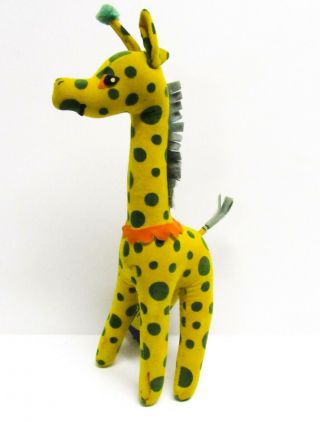 Vintage Dakin Dream Pets GIRAFFE Plush Felt Stuffed Toy w/Tags 
