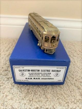 Rare And Unique Ho Brass Gsb Kmt Galveston - Houston Electric Railway
