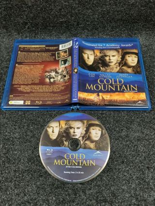 Cold Mountain (blu - Ray Disc) Rare & Oop Nicole Kidman