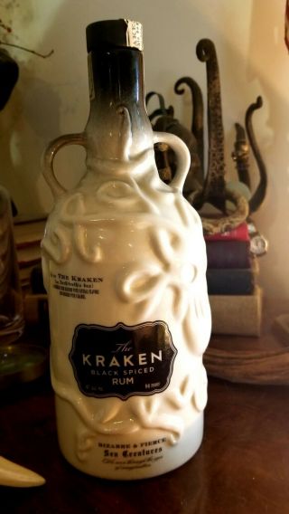 Rare Kraken Rum Wade Ceramic Bottle Limited Edition Number 1 2015