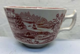 Vintage China Alfred Meakin Tonquin Tea Cup Pink Transferware Porcelain England