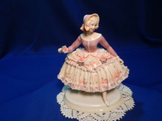 Antique Karl Ens Volksted Girl Figurine